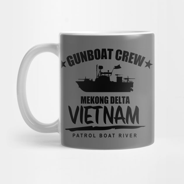 Gunboat Crew Mekong Delta Vietnam (subdued) by TCP